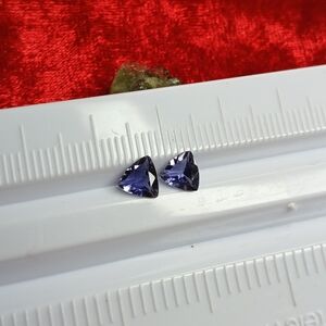 Elegant Purple Iolite 6mm Trillion